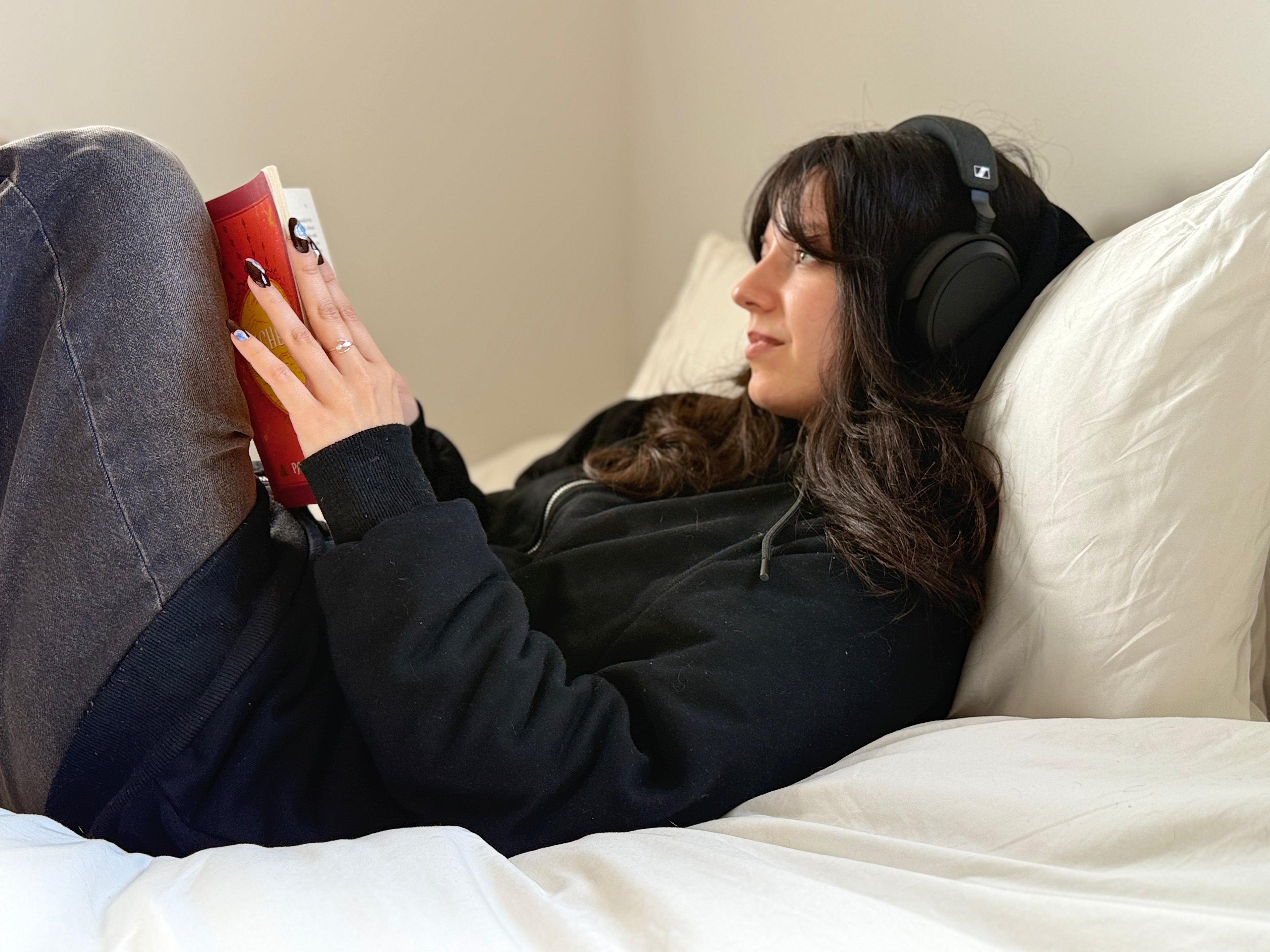 Kavva weighted hoodie at home